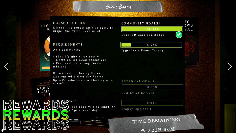 Phasmophobia Cursed Hallow Rewards 2025