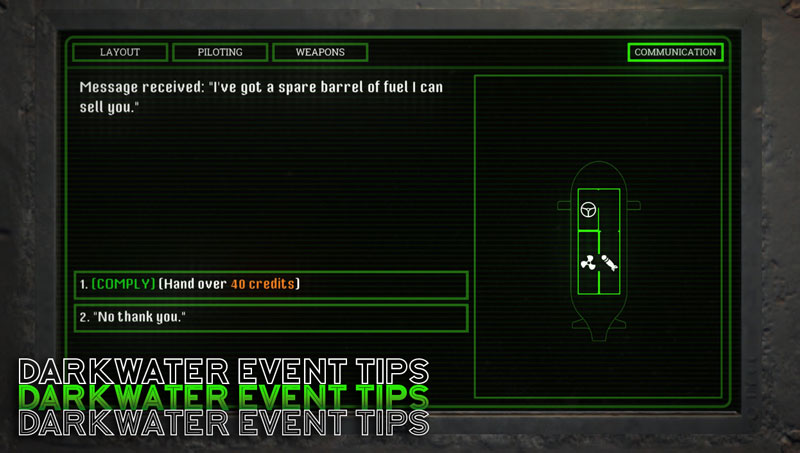 Darkwater Event Tips Like FTL
