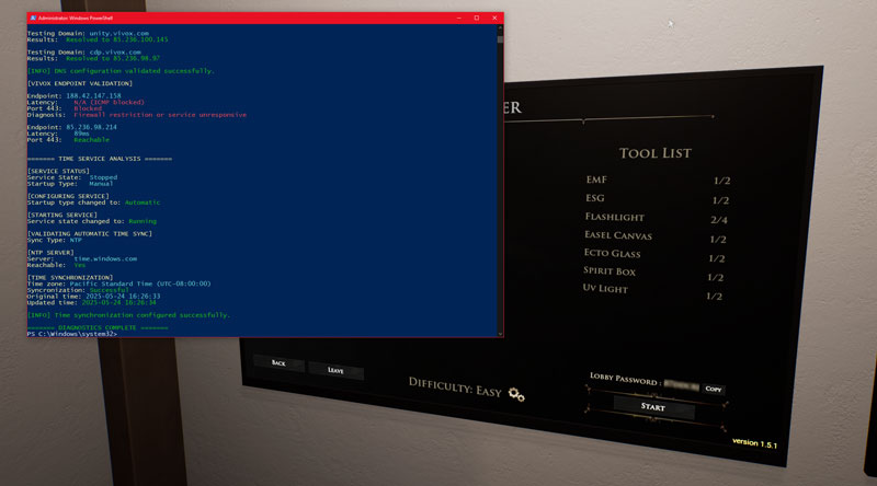 Demonologist Voice Chat Powershell Fix