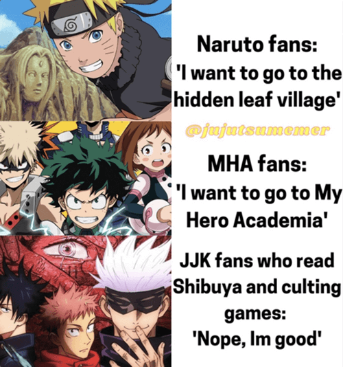 Jujutsu Kaisen Meme for Season 3 Culling Game Arc