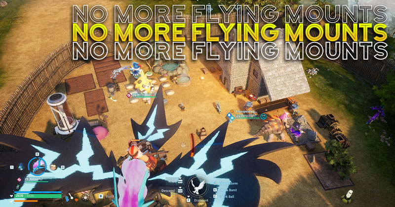 Palworld No More Flying Mounts Nintendo Lawsuit