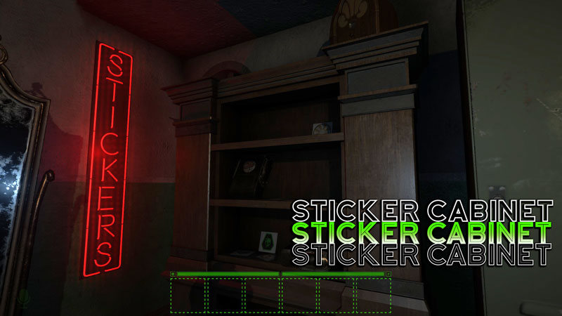 Darkwater Update Sticker Cabinet