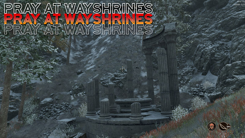 Pray at Wayshrines to Restore Luck Oblivion Remastered