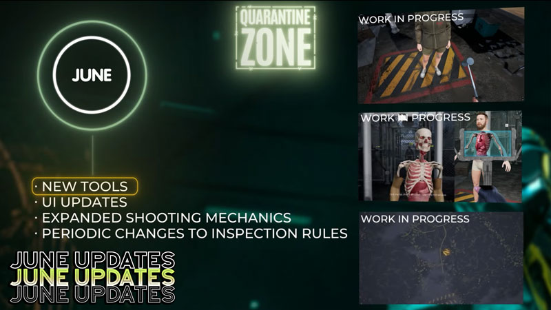 Quarantine Zone Dev Roadmap June Updates