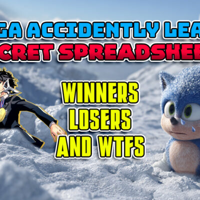 SEGA Leaks Secret Sales Spreadsheet Numbers