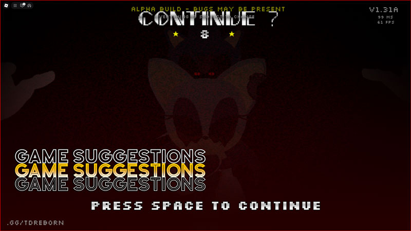 Sonic EXE TD Reborn Game Suggestions