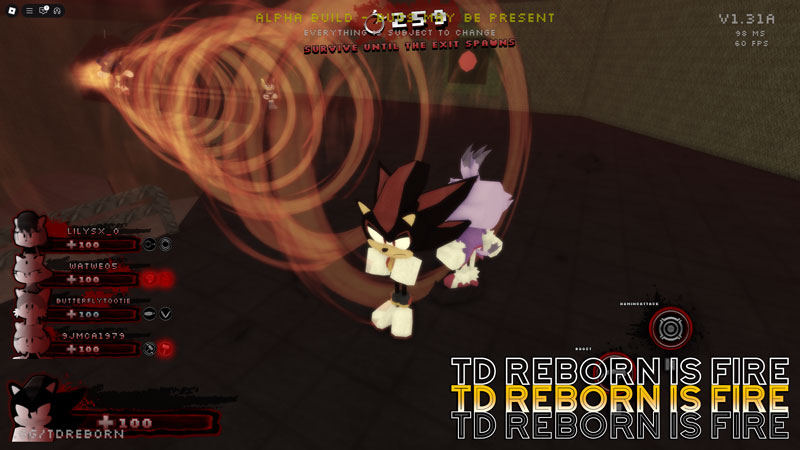 Sonic EXE The Disaster Reborn on Roblox is Fire