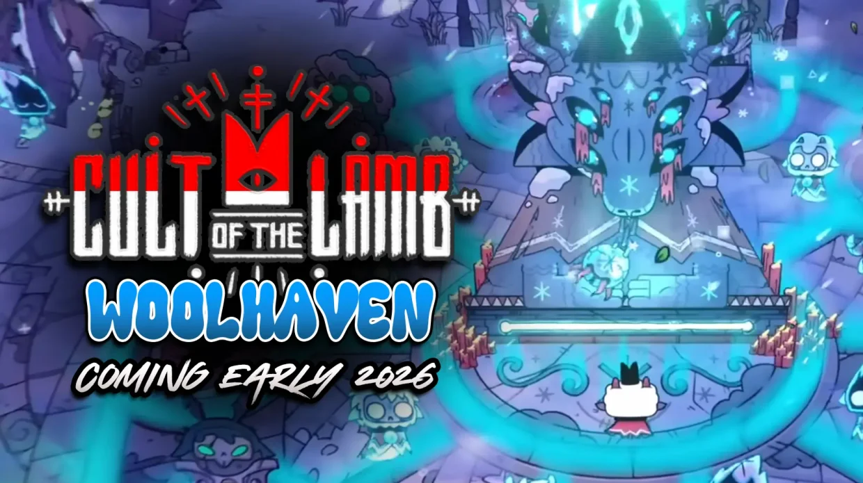 Cult of the Lamb Woolhaven Update Release Date and Expansion Breakdown