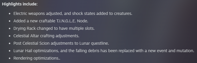 Don't Starve Together Forgone Update Notes