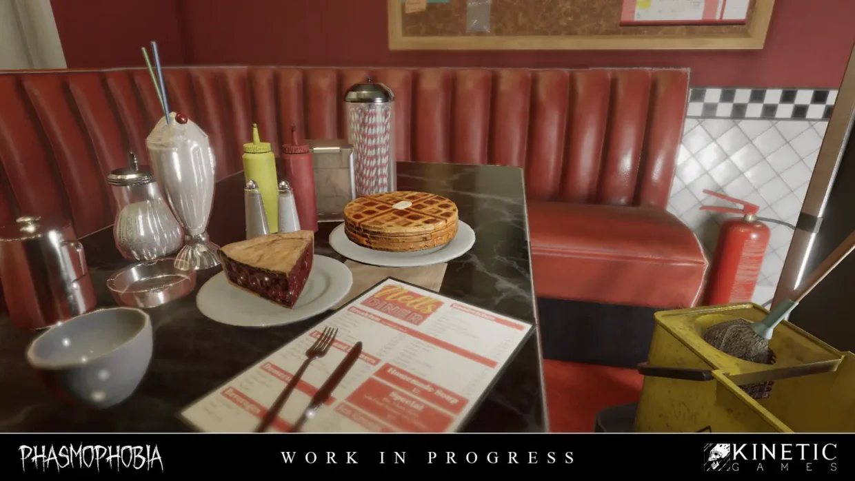 Nell's Diner Sneak Peak Phasmophobia Table