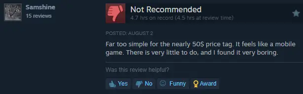 Tales of the Shire Review on Steam