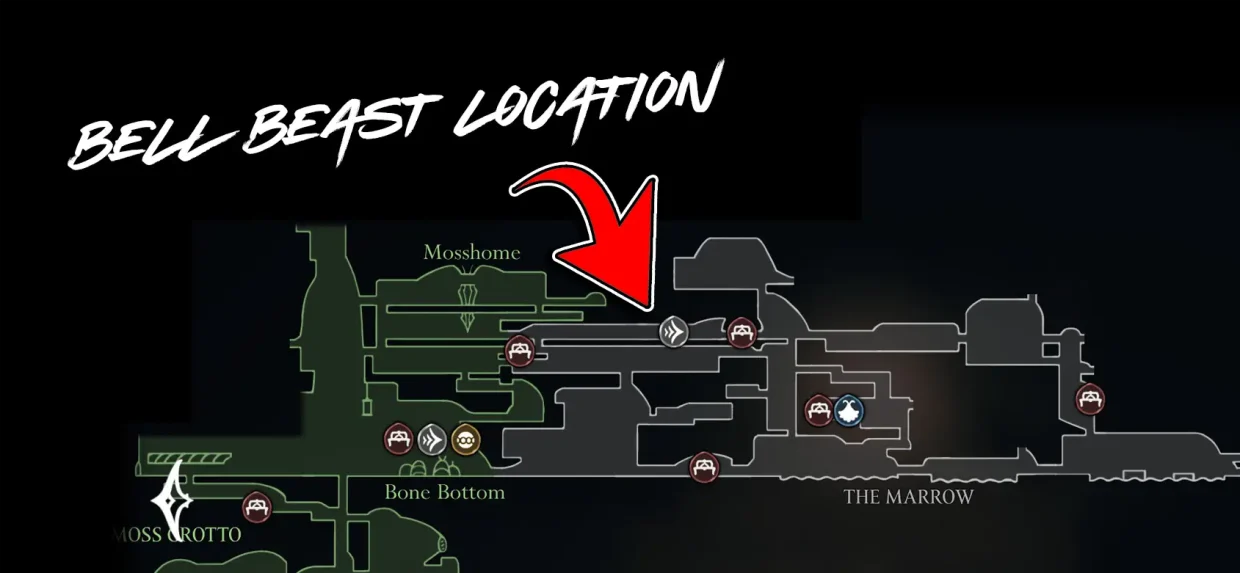 How to Beat the Bell Beast in Silksong Location