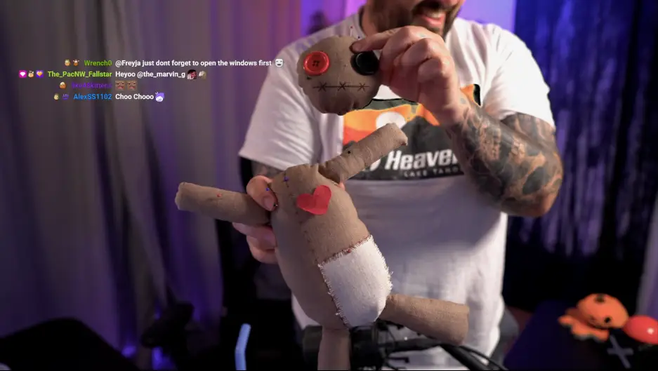Psycho with Voodoo doll on Stream Twitch