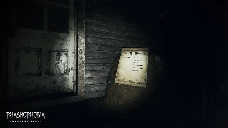 Phasmophobia Winter's Jest Naughty and Nice List