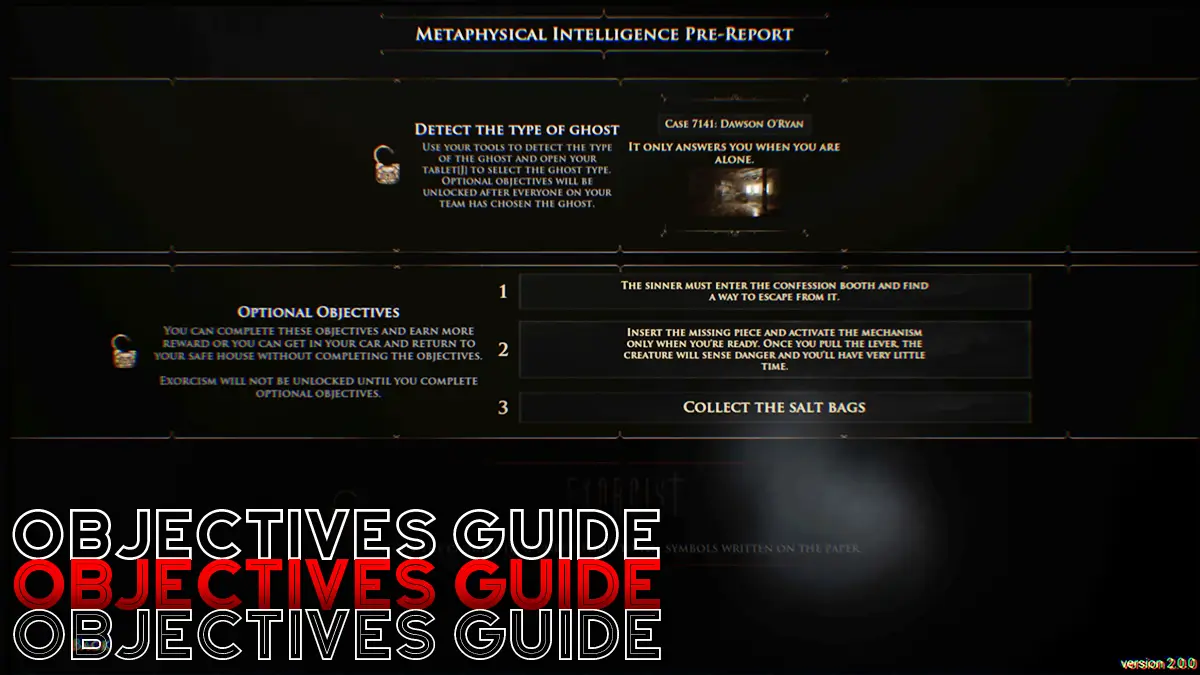 Demonologist v2 Update Cursed Chapel Objectives Guide