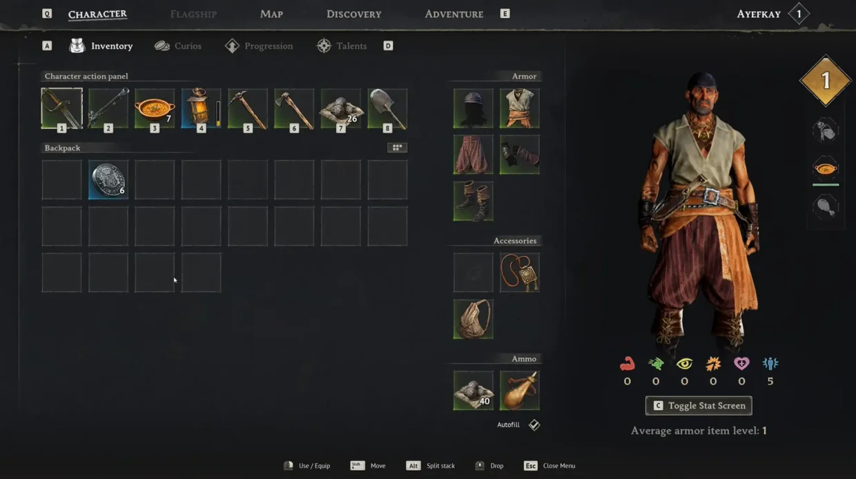 Windrose Character Creator Pirate Game